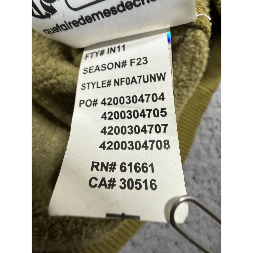 The North Face Hoodie Mens XL Brown Fleece Pullover‎ Kangaroo Pocket NF0A7UNW